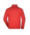 Unisex Round-Neck Zip Red 7415