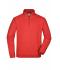 Unisex Round-Neck Zip Red 7415