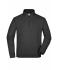 Unisex Round-Neck Zip Zwart 7415