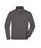 Unisex Round-Neck Zip Carbon 7415