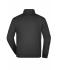 Unisex Round-Neck Zip Zwart 7415