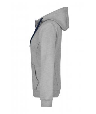 Dames Ladies' Doubleface Jacket Sport-grijs/navy 7417