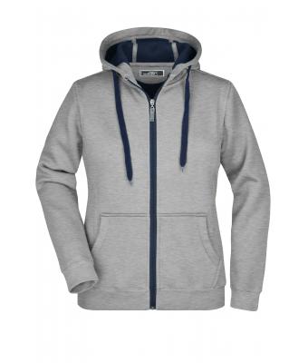 Dames Ladies' Doubleface Jacket Sport-grijs/navy 7417