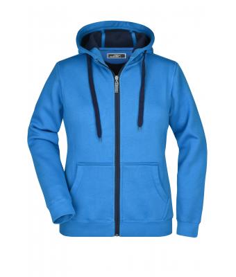 Dames Ladies' Doubleface Jacket Azure/navy 7417