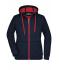 Ladies Ladies' Doubleface Jacket Navy/red 7417