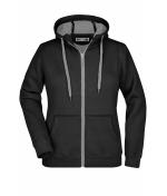 Damen Ladies' Doubleface Jacket Black/carbon 7417