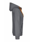 Damen Ladies' Doubleface Jacket Carbon/orange 7417