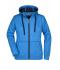 Dames Ladies' Doubleface Jacket Azure/navy 7417