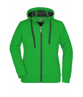 Damen Ladies' Doubleface Jacket Fern-green/graphite 7417