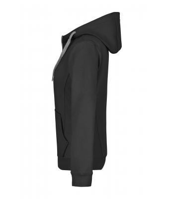 Dames Ladies' Doubleface Jacket Zwart/carbon 7417