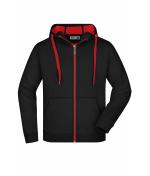 Herren Men's Doubleface Jacket Black/red 7418