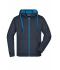 Men Men's Doubleface Jacket Navy/aqua 7418