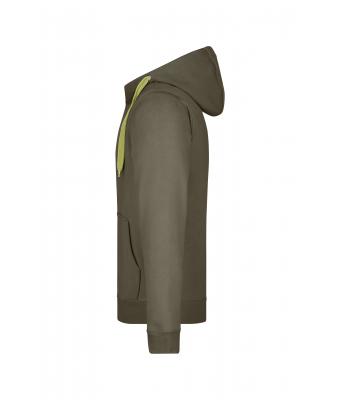 Heren Men's Doubleface Jacket Olijf/lime 7418