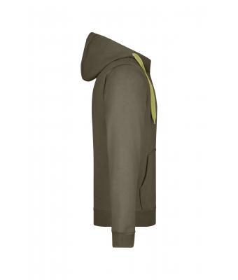 Heren Men's Doubleface Jacket Olijf/lime 7418