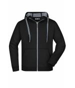 Men Men's Doubleface Jacket Black/carbon 7418