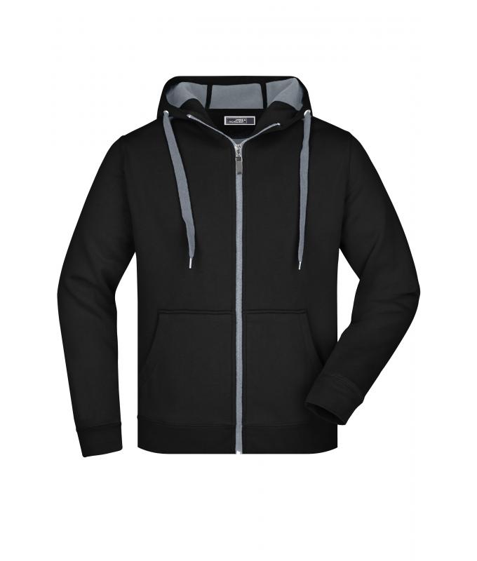 Herren Men's Doubleface Jacket Black/carbon 7418