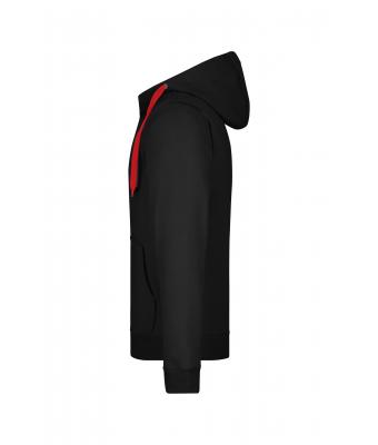 Heren Men's Doubleface Jacket Zwart/rood 7418
