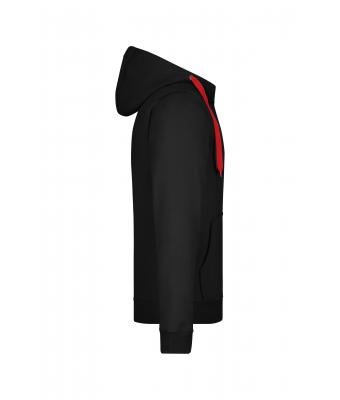 Heren Men's Doubleface Jacket Zwart/rood 7418