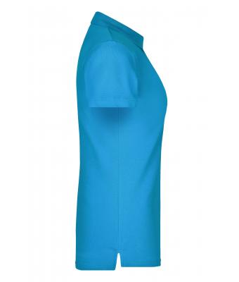 Damen Ladies' Elastic Piqué Polo Turquoise 7419