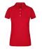 Dames Ladies' Elastic Piqué Polo Rood 7419