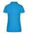Dames Ladies' Elastic Piqué Polo Turquoise 7419