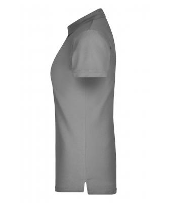 Dames Ladies' Elastic Piqué Polo Middengrijs 7419