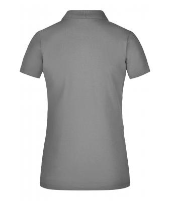 Dames Ladies' Elastic Piqué Polo Middengrijs 7419