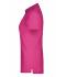 Ladies Ladies' Elastic Piqué Polo Pink 7419