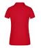 Ladies Ladies' Elastic Piqué Polo Red 7419