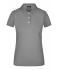 Dames Ladies' Elastic Piqué Polo Middengrijs 7419