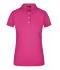 Dames Ladies' Elastic Piqué Polo Roze 7419