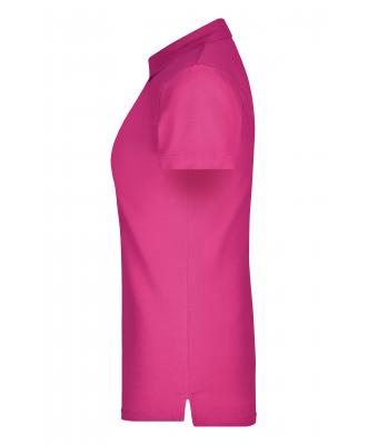 Dames Ladies' Elastic Piqué Polo Roze 7419