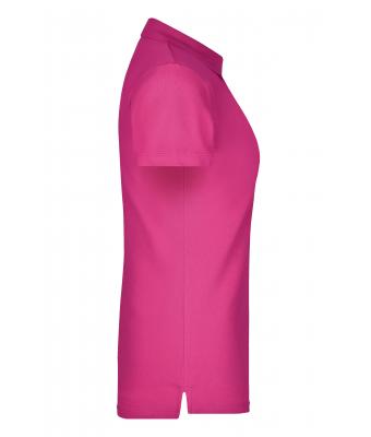 Dames Ladies' Elastic Piqué Polo Roze 7419