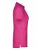 Dames Ladies' Elastic Piqué Polo Roze 7419