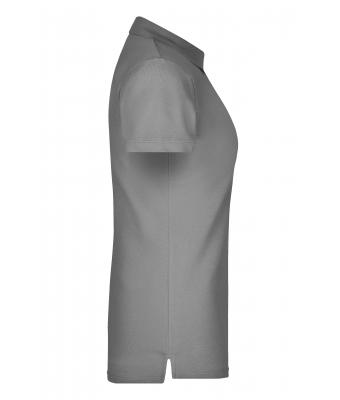 Femme Polo piqué femme stretch Gris-moyen 7419