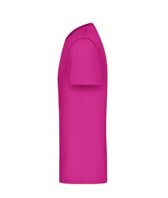 Homme T-shirt respirant homme Rose-vif 7922