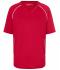 Unisexe Maillot polyester 135 g/m² homme Rouge/blanc 7454
