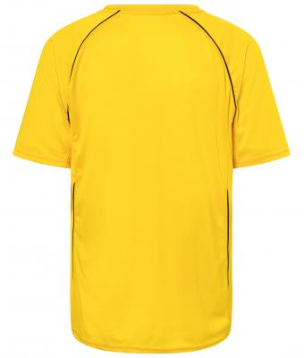 Unisex Team Shirt Yellow/black 7454