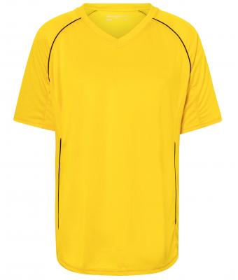 Unisex Team Shirt Yellow/black 7454