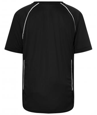 Unisex Team Shirt Zwart/wit 7454