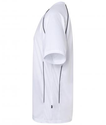 Unisex Team Shirt Wit/zwart 7454