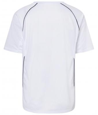 Unisex Team Shirt Wit/zwart 7454