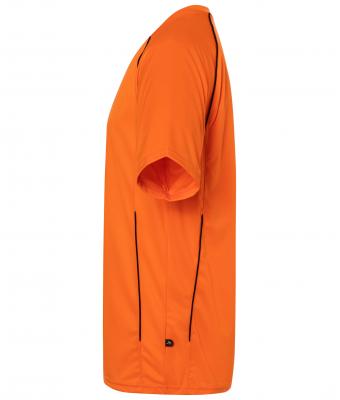 Unisex Team Shirt Oranje/zwart 7454