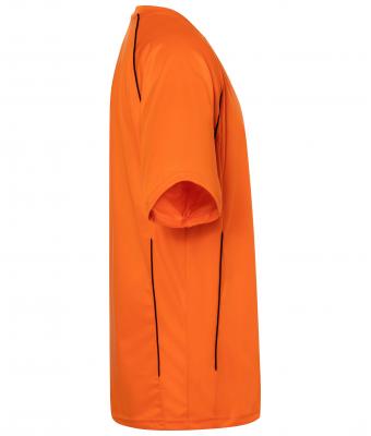 Unisex Team Shirt Oranje/zwart 7454