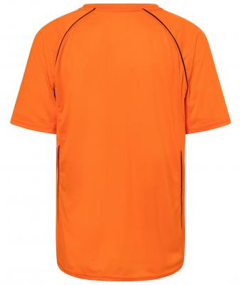 Unisex Team Shirt Oranje/zwart 7454
