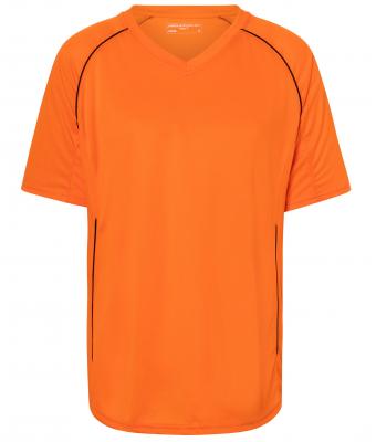 Unisex Team Shirt Oranje/zwart 7454