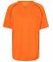 Unisex Team Shirt Oranje/zwart 7454