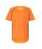 Enfant Maillot polyester enfant manches courtes Orange/noir 7455