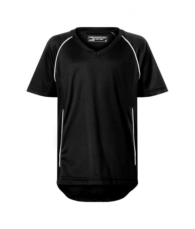Kinder Team Shirt Junior Black/white 7455