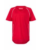 Kinder Team Shirt Junior Red/white 7455